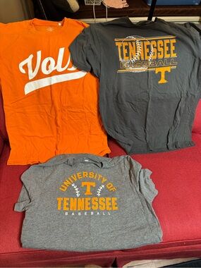 Men’s Tennessee Volunteers Baseball Tee Bundle - Orange & Gray